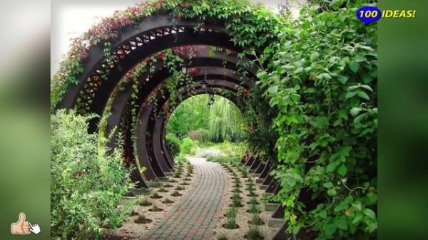 200+ beautiful landscape design ideas! garden paths, arches, bridges, dry stream!