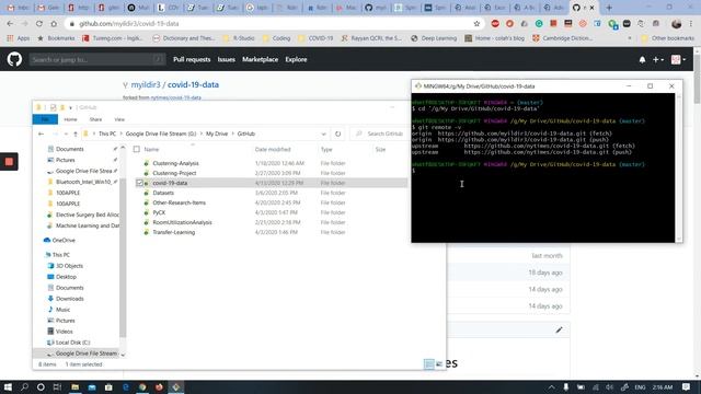 How to change directory and sync forked GitHub repo using Git Bash смотреть онлайн