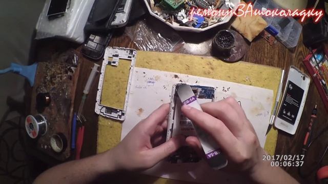 Fly FS505 Nimbus 7 замена внешнего динамика на аналог, microUSB смотреть онлайн