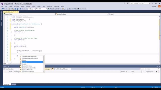 UNITY5 TUTORIAL How to use InputField смотреть онлайн