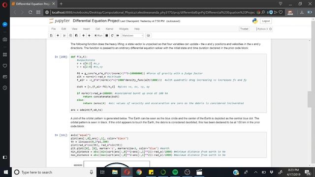 Orbital Decay Simulation using an Ordinary Differential Equation Solver in Python смотреть онлайн