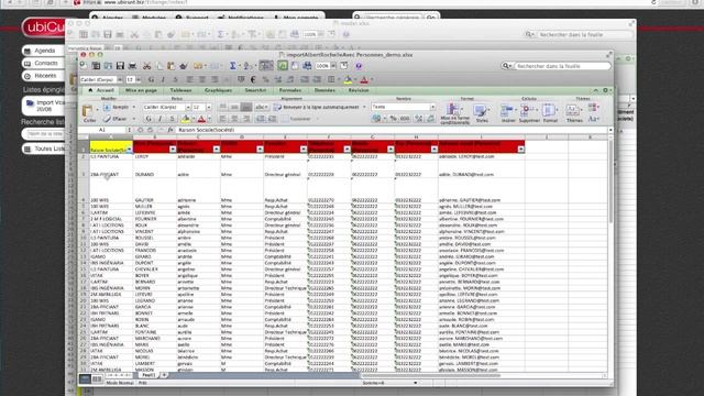 Importer un fichier de Contacts смотреть онлайн