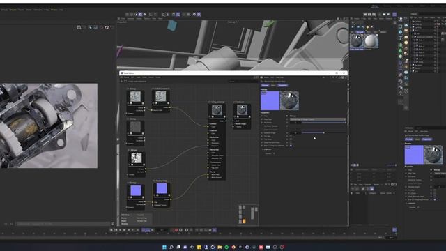 V-Ray for Cinema 4D - Metalness workflow and Post-production in DaVinci Resolve. смотреть онлайн