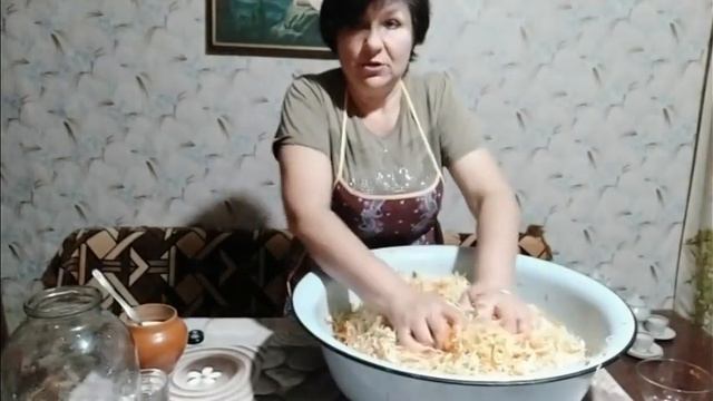 Квашеная капуста-бабушкин рецепт!!! смотреть онлайн