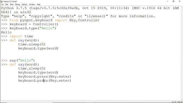 How to control the keyboard with Python in 2020! EASY & FAST(Pynput) смотреть онлайн