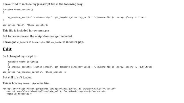 Wordpress: Javascript not included (3 Solutions!!) смотреть онлайн