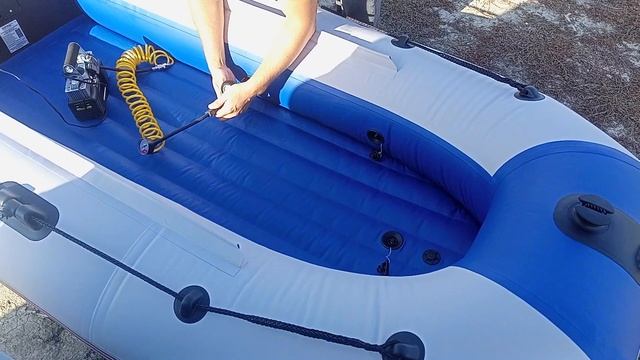 Качаем лодку Stels Aero 275 нднд Улиткой фирмы Bravo, а докачиваем автомобильным компрессором 750. смотреть онлайн