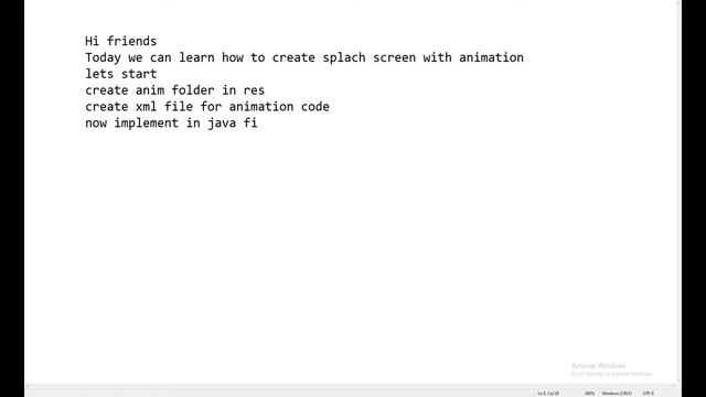 How to Create Splash Screen With Expend in Animation In Android | Android Animation смотреть онлайн