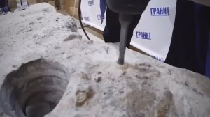 Сверление армированного бетона буром sds-plus