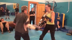 Ножевой бой, аттестация «Основы ножевого боя» «С.П.А.С.» (knife fighting)