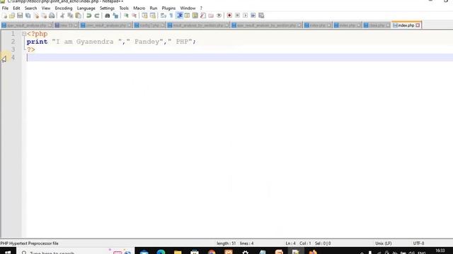 PHP echo and print Statements смотреть онлайн
