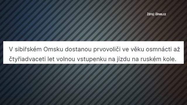 VOLBY v RUSKU: Za ÚČAST miska OVESNÉ KAŠE nebo JÍZDA NA RUSKÉM KOLE! смотреть онлайн