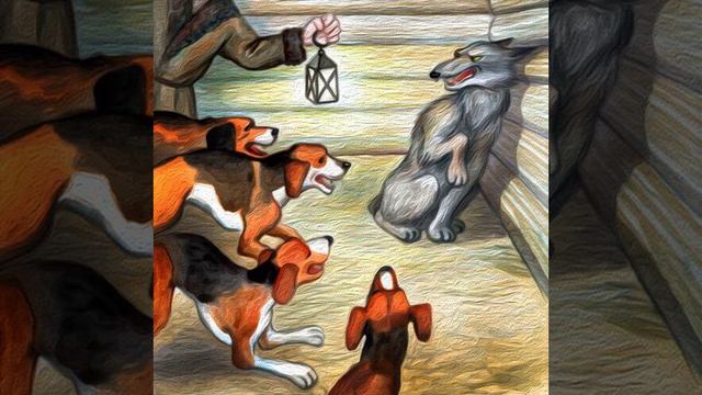 "Волк на псарне"; И. А. Крылов смотреть онлайн