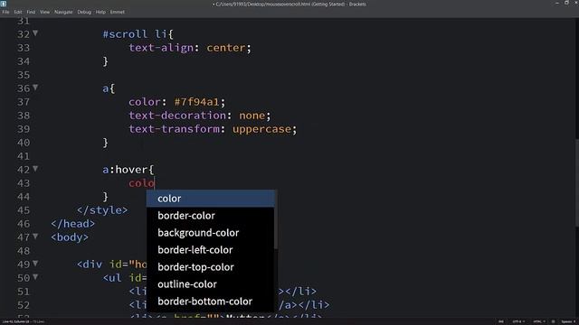 Scroll with Mouse Move using HTML CSS JS - Very Easy Tutorial смотреть онлайн