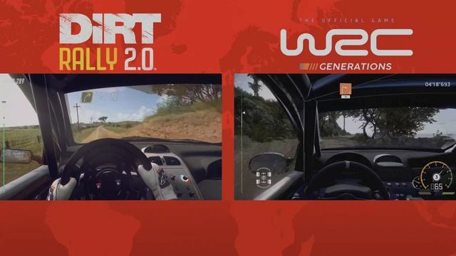 WRC Generations Vs Dirt Rally 2.0 - Peugeot 206 WRC At Rally New Zealand [4KPS5]