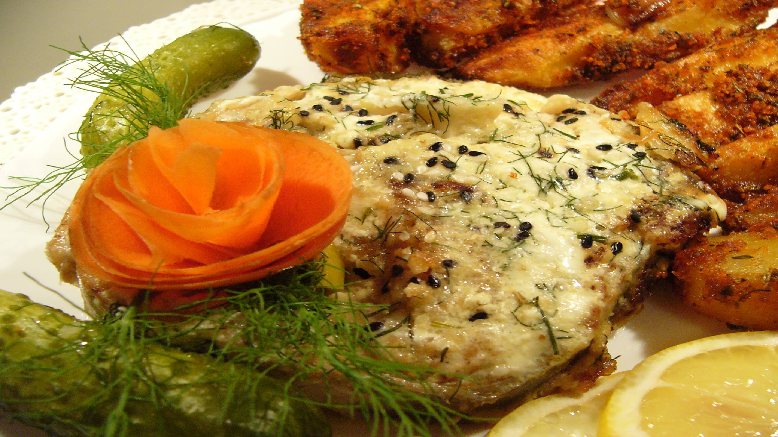 Готовим рыбу с фенхелем в сметане. смотреть онлайн