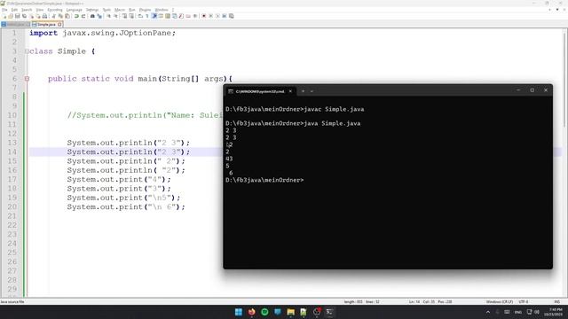 حل تمارين Übung 2 عملي | Java tutorial смотреть онлайн