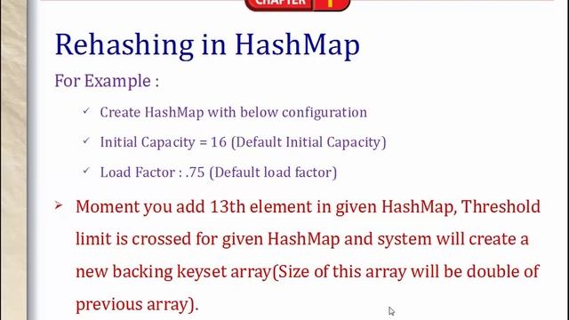 Reahashing in HashMap - Java Collection Framework смотреть онлайн