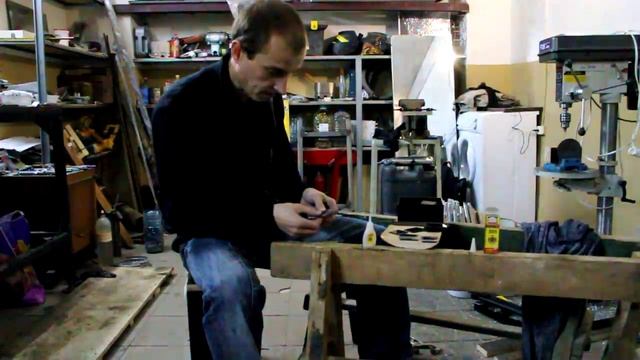 Изготовление ручки из пластика для напильника ч.1 смотреть онлайн