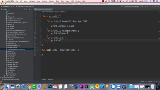 040 kotlin - Overload functions التحميل الزائد للدوال смотреть онлайн