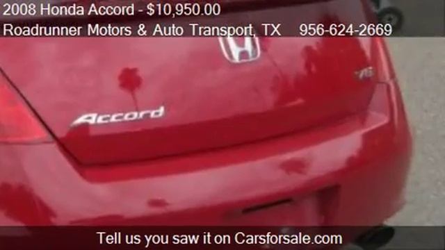 2008 Honda Accord EX-L V-6 Coupe AT - for sale in McAllen, T смотреть онлайн