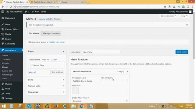 How to Get or Add Title Attribute in WordPress Menu Bar смотреть онлайн