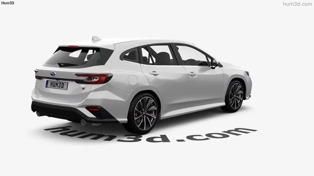 Subaru WRX Sportwagon tS Sport 2021 3D model by Hum3D.com смотреть онлайн