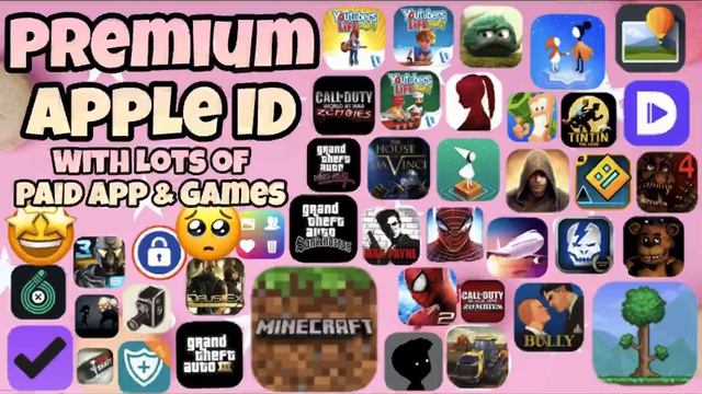 Free Apple ID with Minecraft and Plague inc. смотреть онлайн
