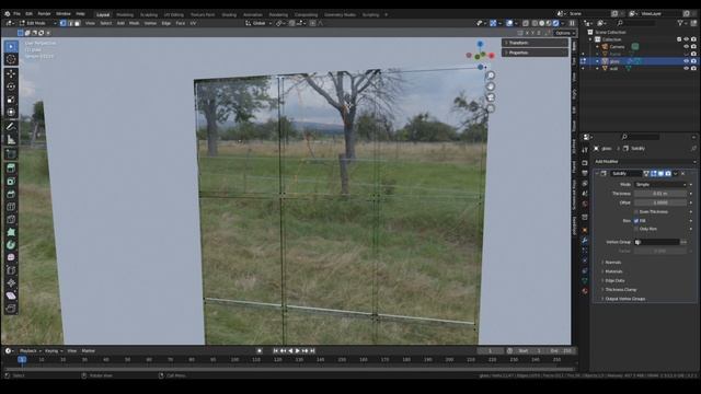 Make a cracked window effect in Blender смотреть онлайн