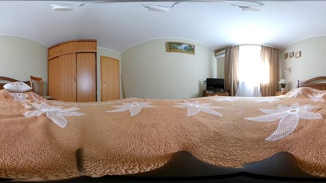 видео 360 градусов. Спальня 3 комнатной квартиры по Адресу Шелковичная 149. смотреть онлайн