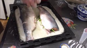 Горбуша запеченная в соли