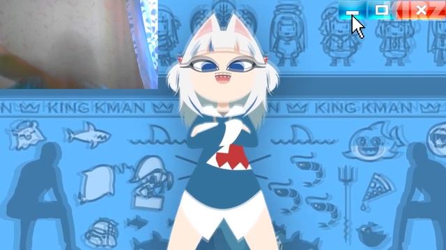 Ankha Cat Shark | Синяя Акула Кошка, но это Игра в Кальмара смотреть онлайн