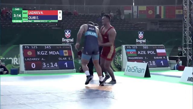 4330 * A.LAZAREV (KGZ) - E. OLAR (MDA) * 1⁄4 FS 125 kg смотреть онлайн