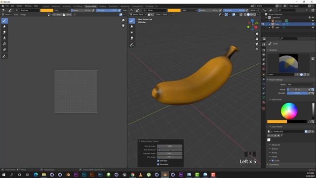 Banana Modeling - Blender Tutorial смотреть онлайн
