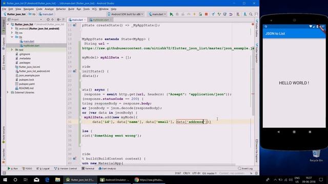 Flutter : JSON TO List of Type T | NITISH KUMAR SINGH смотреть онлайн