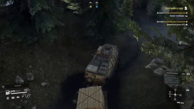 SnowRunner Юкон Доставка в горы смотреть онлайн