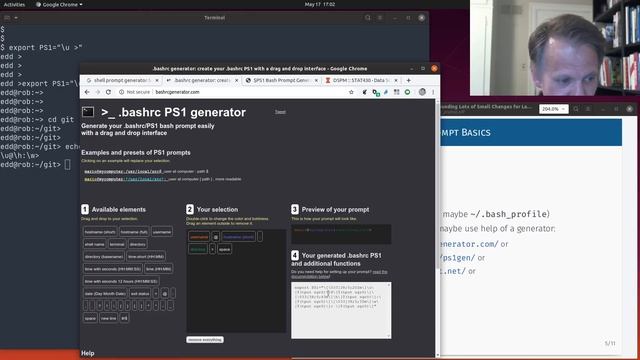 T^4 Video #002: Customizing the Shell Prompt смотреть онлайн