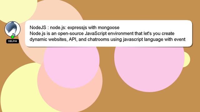 NodeJS : node.js: expressjs with mongoose смотреть онлайн