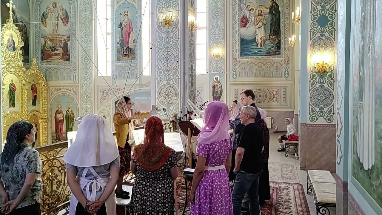 "Тело Христово" ( Валаамский напев). Регент Екатерина Артюхова. смотреть онлайн