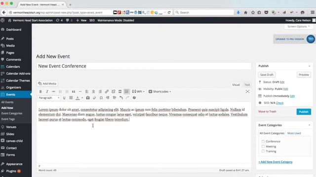 WordPress: Adding an Event to Your Calendar смотреть онлайн