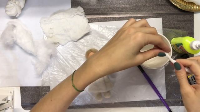 Ватная игрушка из СССР ? На елку из ваты СВОИМИ РУКАМИ ? Кукла из ваты // МК смотреть онлайн