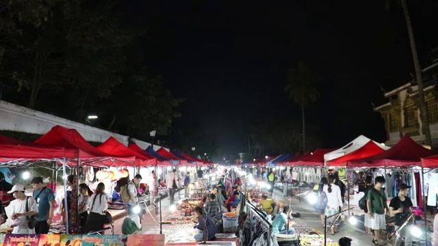 Wonderful Laos: Королевство Лаос. Ночной рынок Луанг-Прабанга. Лаосская еда и музыка смотреть онлайн