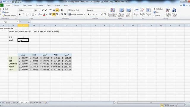 Excel Training: Index Match Formula смотреть онлайн