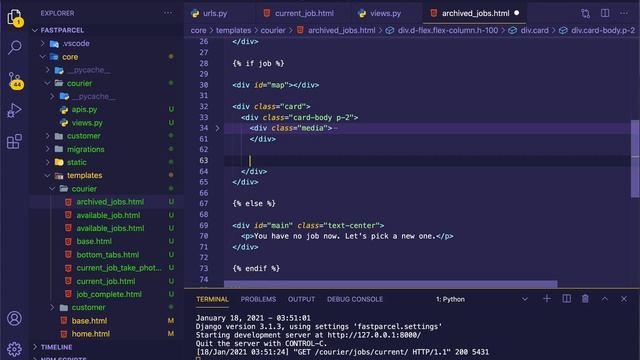 Lesson 65 | Build Your Own On-demand Delivery System with Python & PWA смотреть онлайн