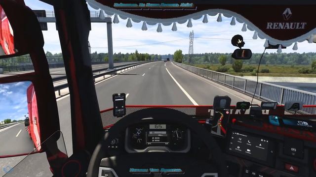 ETS 2. v1.46, # 3.Гусеничный Трактор 9000 км, на RENAULT EVO T, По Карте ProMods 2.64, 2К смотреть онлайн