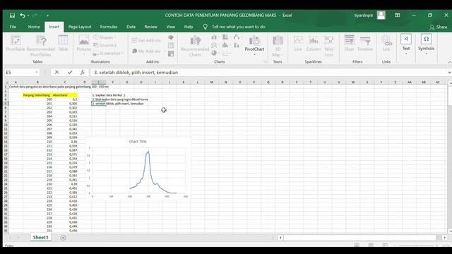 CARA MENENTUKAN PANJANG GELOMBANG MAKSIMUM MENGGUNAKAN EXCEL смотреть онлайн