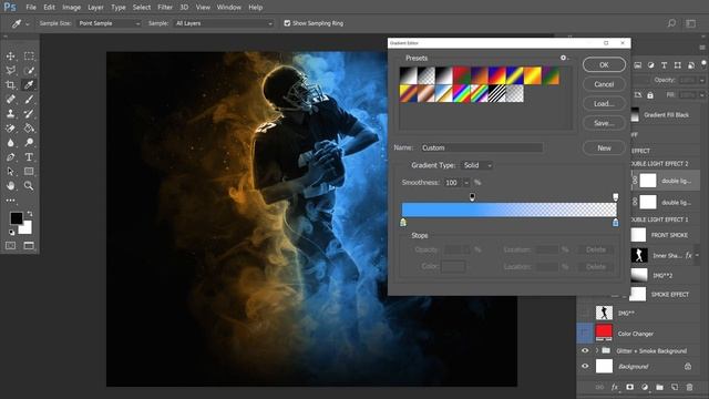 Smoke Double Light Effect Photoshop Action Vol.2 | Updated смотреть онлайн