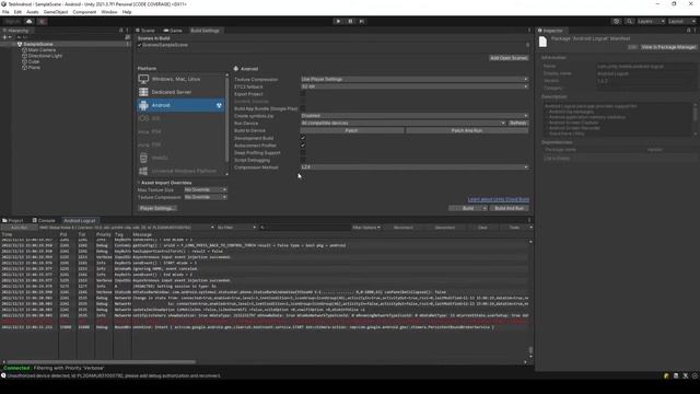 Unity Android Logcat | How to view Android APK logs in unity3D смотреть онлайн
