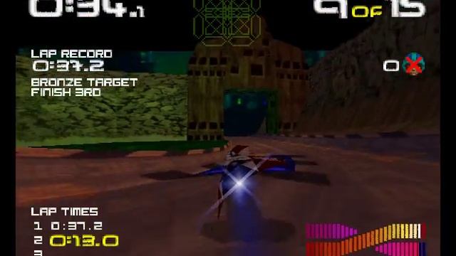 Wipeout 64 Gameplay #2 смотреть онлайн