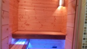 Моя баня // Парящие полки // Своими руками// Освещение парной